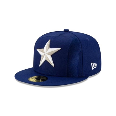 Sapca New Era Texas Rangers MLB Logo Elements 59FIFTY Fitted - Albastri